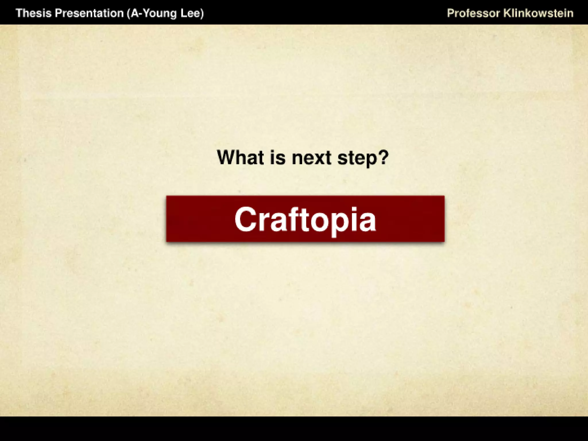 Thesis presentation updated