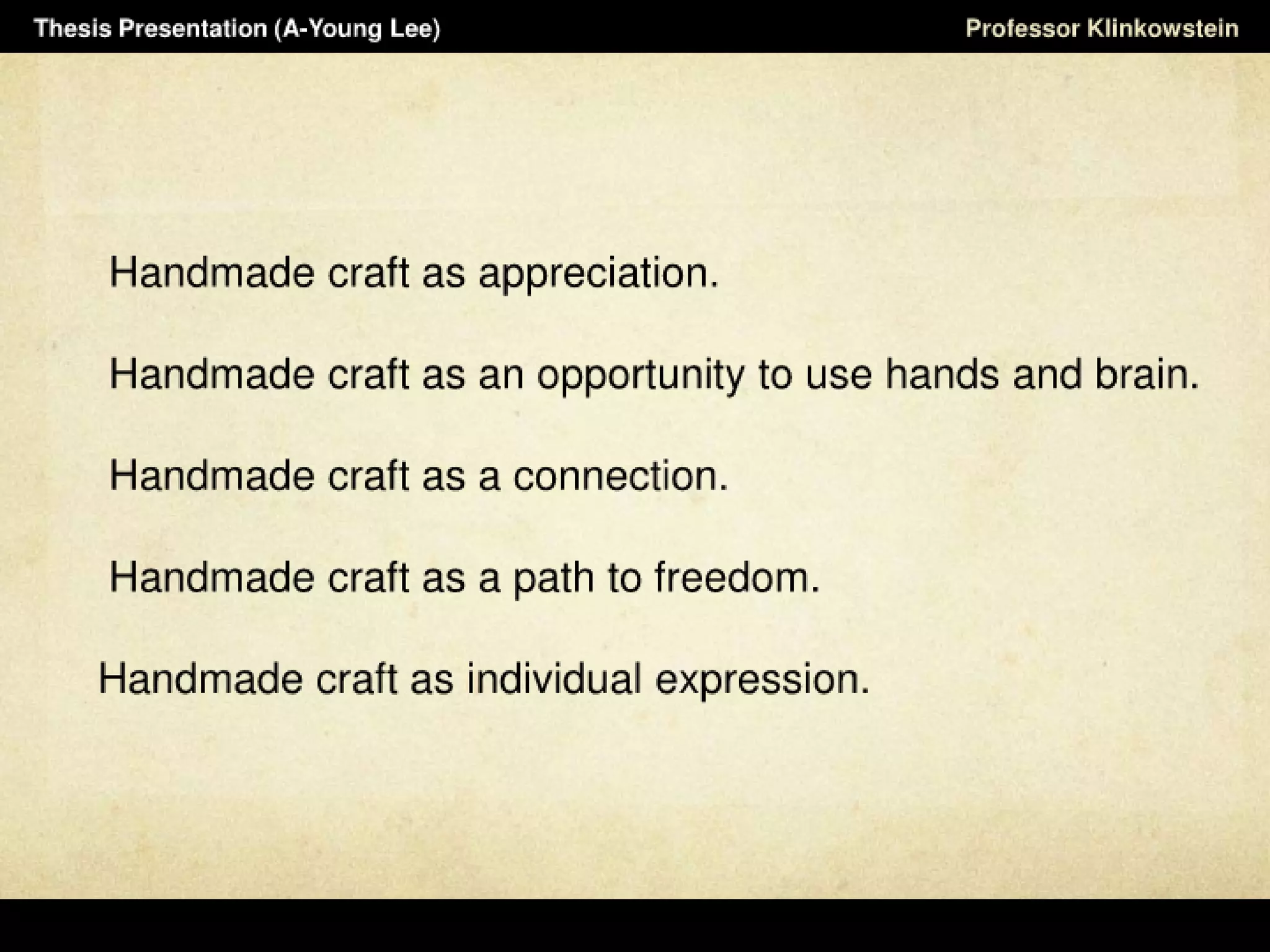 Thesis presentation updated