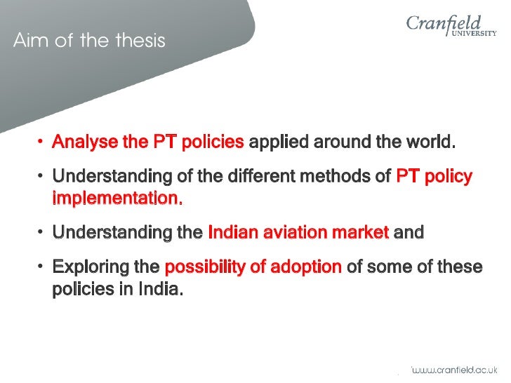 Cranfield university phd thesis