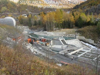 STUDY AREA - AOSTA VALLEY (ITALY)
HP production
 