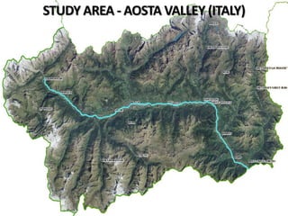 STUDY AREA - AOSTA VALLEY (ITALY)
 