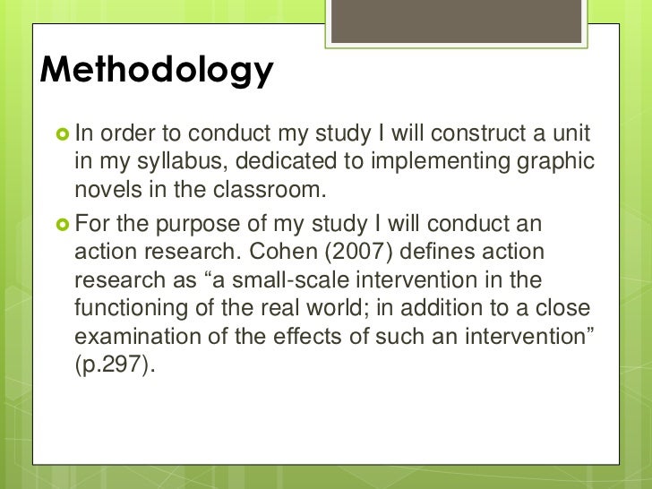 methodology in thesis proposal