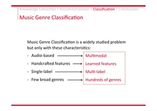PhD Thesis: Knowledge Extraction and Representation Learning for Music Recommendation and Classification Slide 175