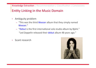 PhD Thesis: Knowledge Extraction and Representation Learning for Music Recommendation and Classification Slide 64