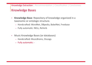 PhD Thesis: Knowledge Extraction and Representation Learning for Music Recommendation and Classification Slide 75
