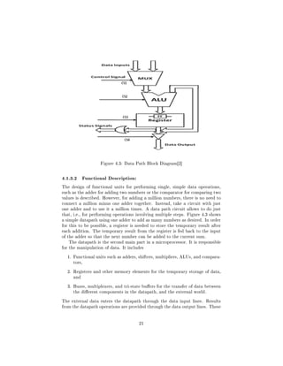 Thesis report 16 bit RISC processor | PDF