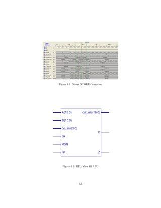 Thesis report 16 bit RISC processor | PDF