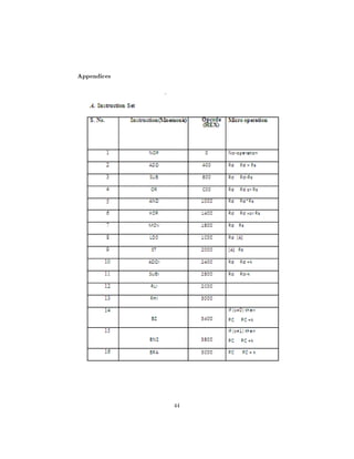 Thesis report 16 bit RISC processor | PDF