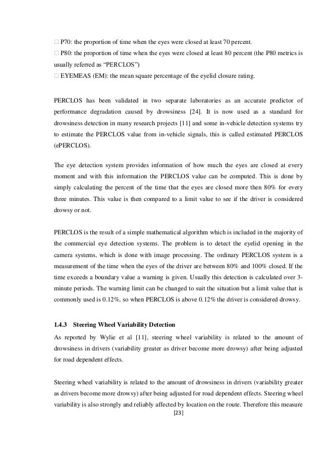 Driver fatigue thesis 03 picture