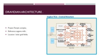 DRAVIDIAN ARCHITECTURE .
 Project:Temple complex.
 Reference: aagama vidhi .
 Location : kolar gold fields.
 