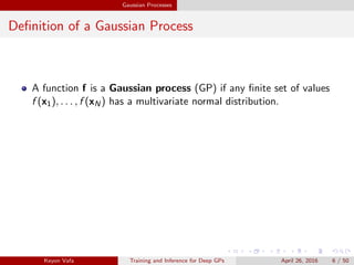 Training and Inference for Deep Gaussian Processes | PDF