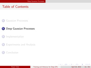 Training and Inference for Deep Gaussian Processes | PDF