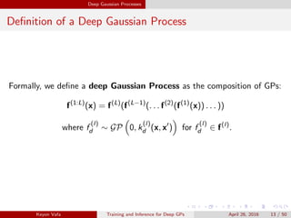 Training and Inference for Deep Gaussian Processes | PDF
