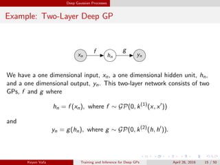 Training and Inference for Deep Gaussian Processes | PDF