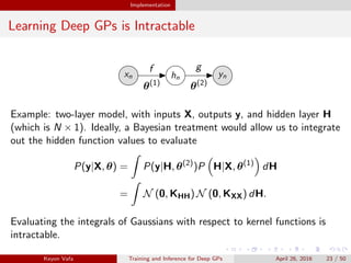 Training and Inference for Deep Gaussian Processes | PDF