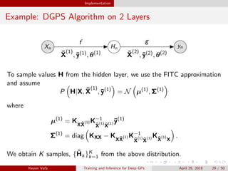Training and Inference for Deep Gaussian Processes | PDF