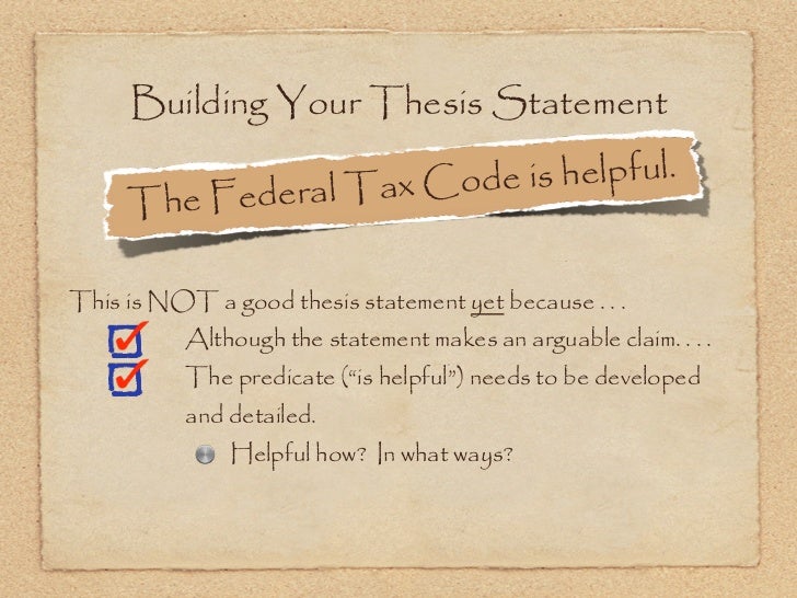 Building A Thesis Statement Reasons Building A Thesis Statement Reasons