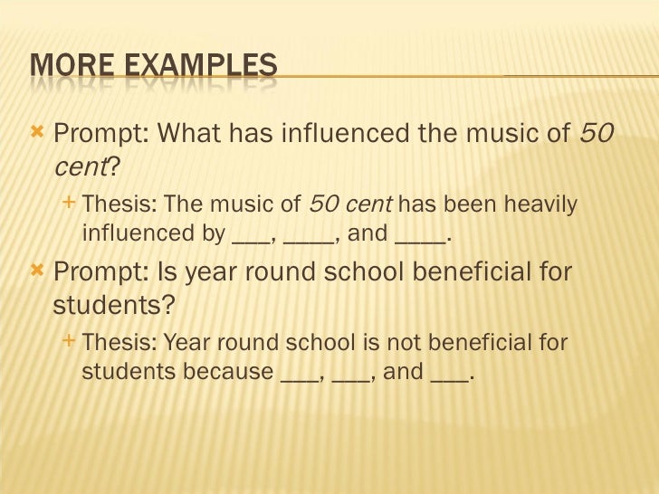 music thesis meaning