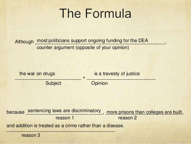 Thesis statement examples discrimination