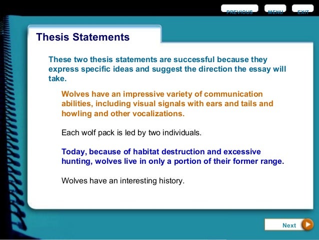 thesis statements about communication