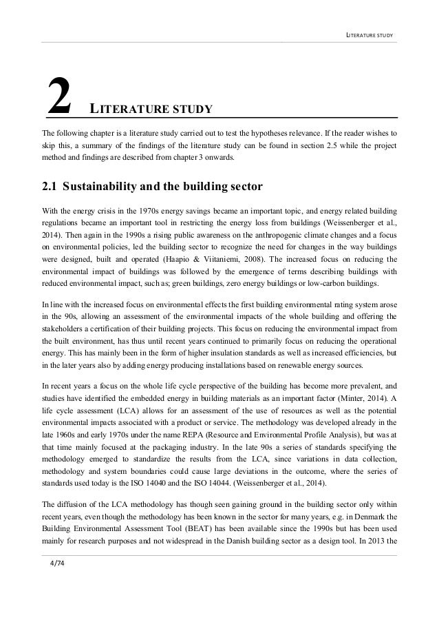 Construction dissertation sustainability definition