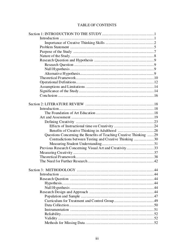Curriculum and instruction thesis