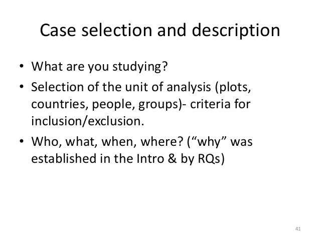Dissertation exclusion in research