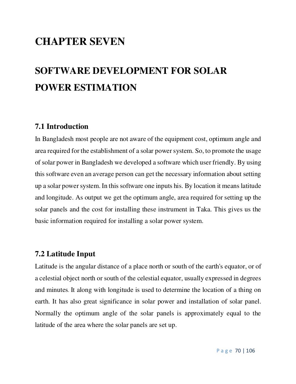 thesis paper on solar cell