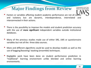 Predicting student performance using aggregated data sources | PDF
