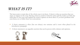 Thesis | PPTX