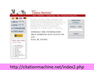 http://citationmachine.net/index2.php
 