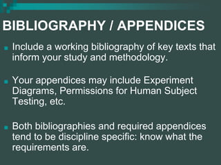 Thesis writing | PPTX