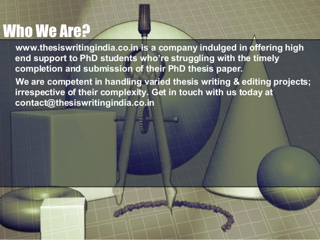 Thesis writing company india Thesis writing company india