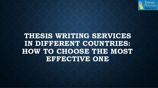 Dissertation proposal writing services