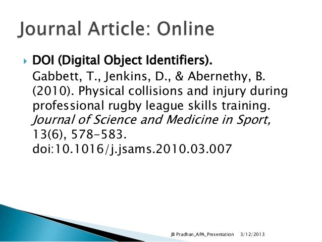 thesis writing using apa format