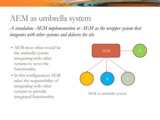 The six key steps to AEM architecture | PDF