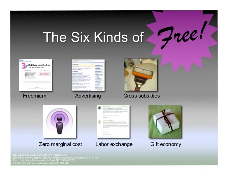 The Six Kinds of                                                          Free!
          Freemium                        ...