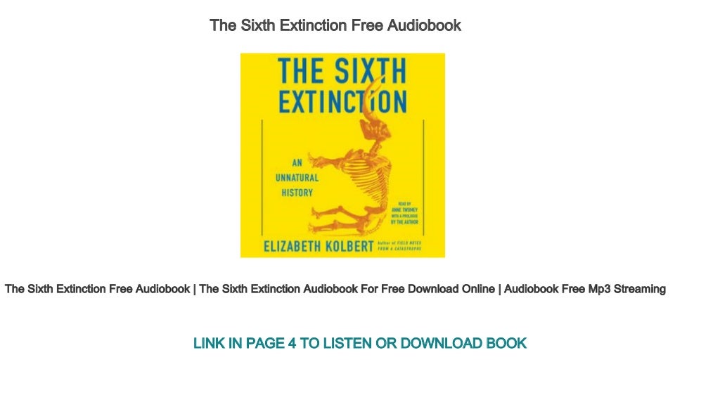 the sixth extinction book review the sixth extinction book review