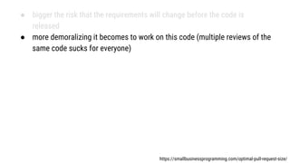 The size of the pull request is more important than you think | PDF