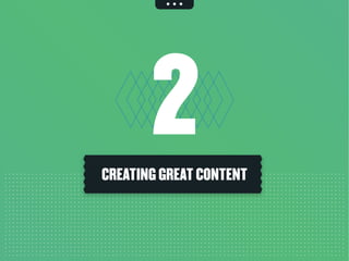 2CREATING GREAT CONTENT
 