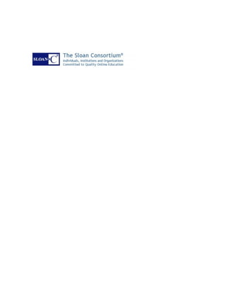 The Sloan Consortium (Sloan-C) Online Teaching Certificate_March 2012