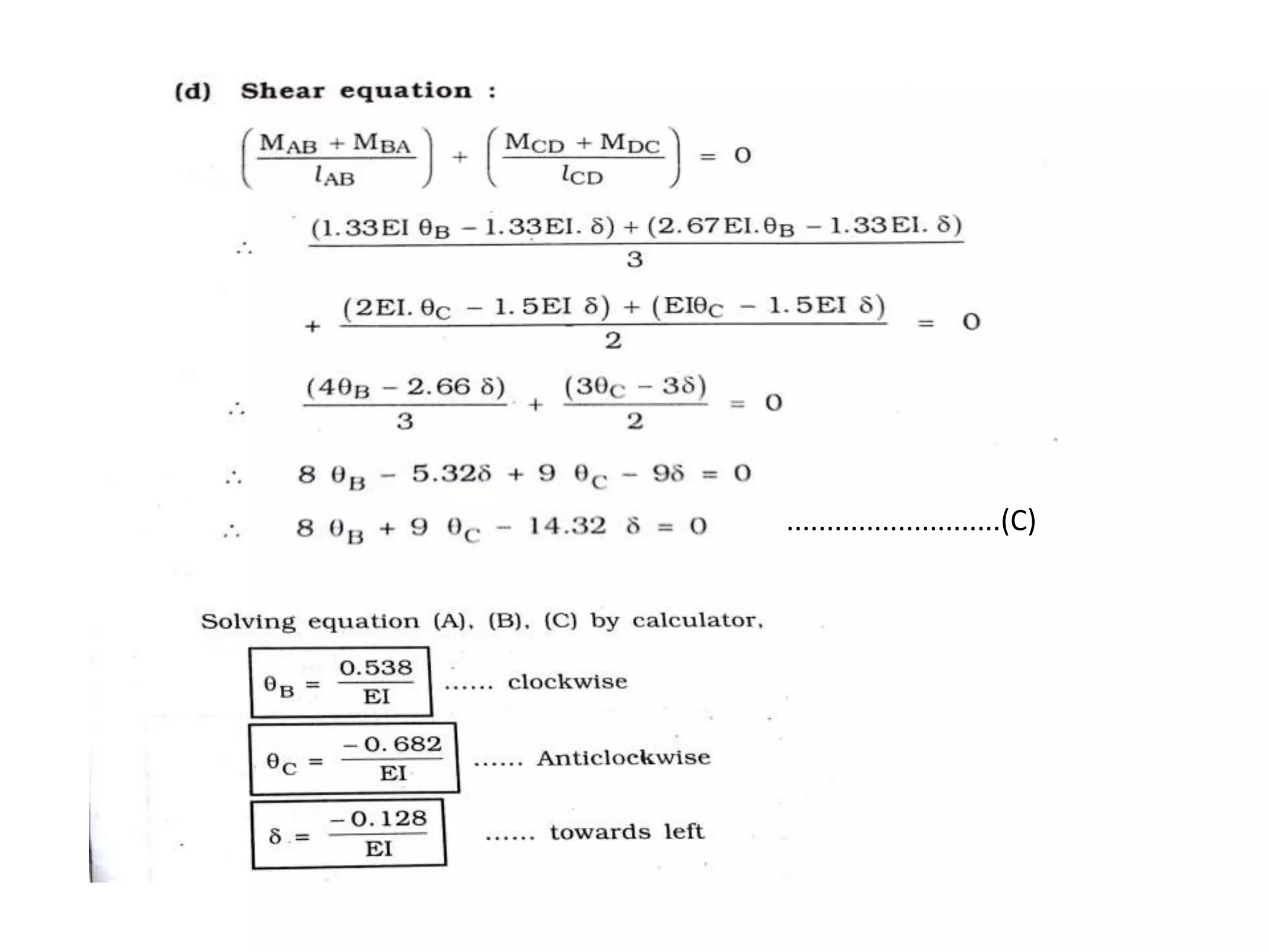 ANALYSIS OF FRAMES USING SLOPE DEFLECTION METHOD | PPTX