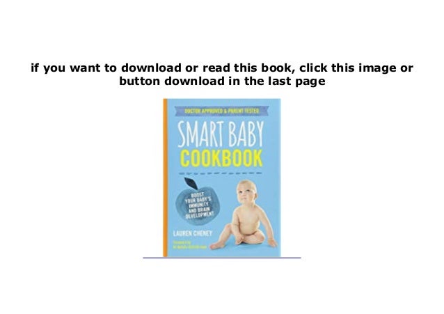 smart baby cookbook