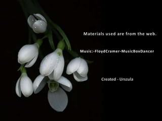 Music:-FloydCramer-MusicBoxDancer
 