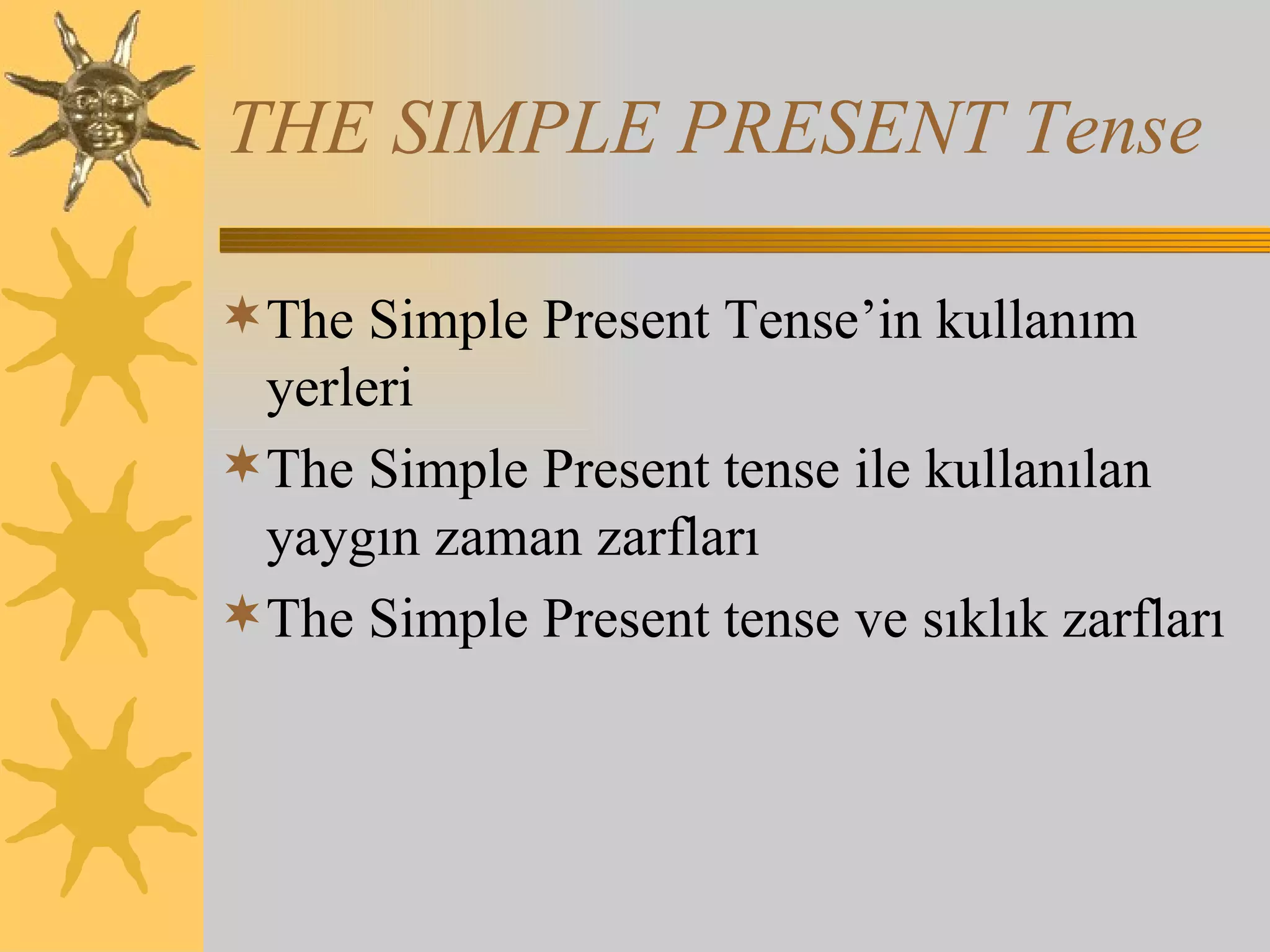 The Simple Present Tense -pps | PPT