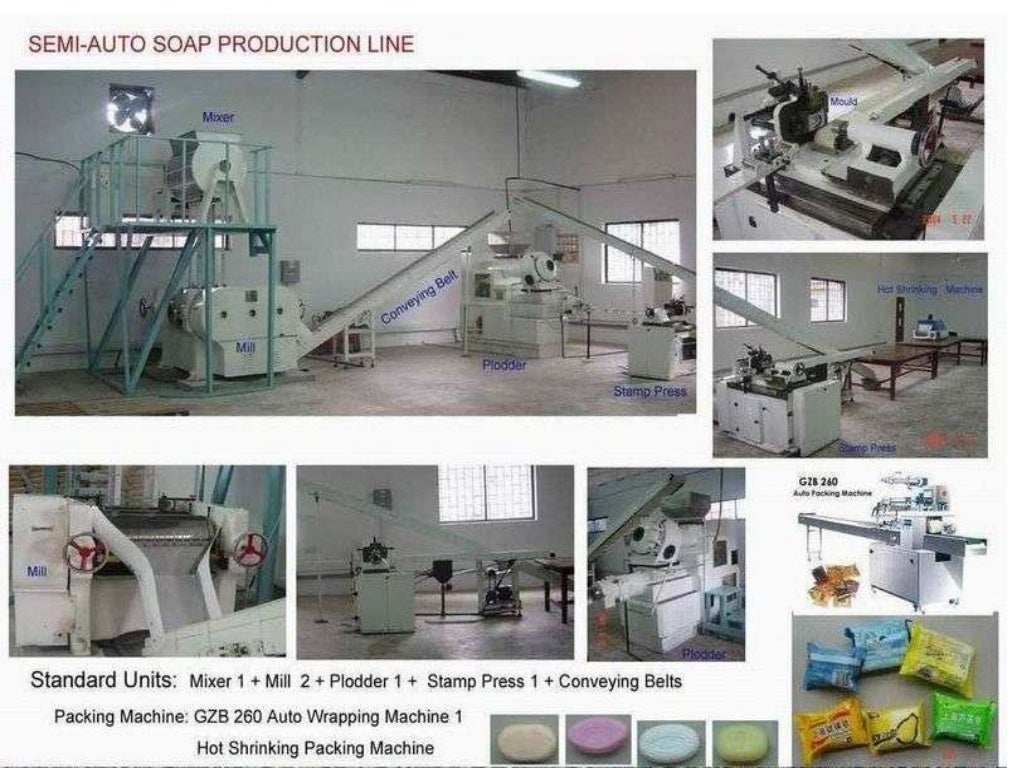 The soap making process