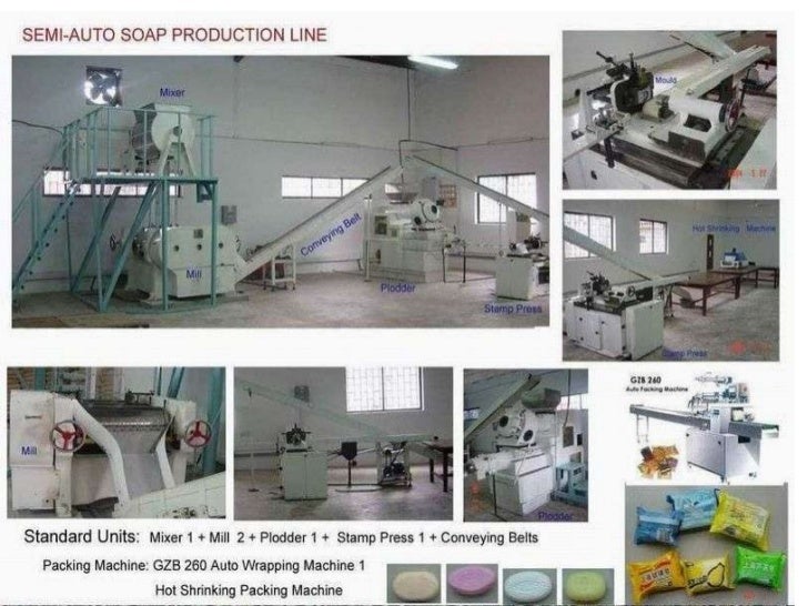 The soap making process