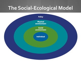 The Social-Ecological Model

 