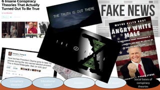 The social bases of conspiracy theories