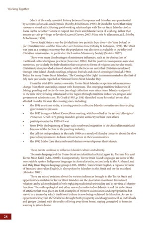 The social, cultural and historical context od aboriginal and torres ...